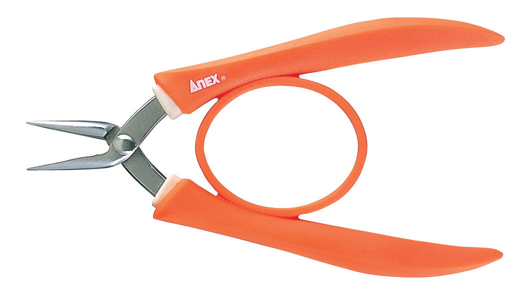 兼子製作所 ANEX No.252 ステンレス製精密ラバーグリップヤットコ片丸タイプ135mm