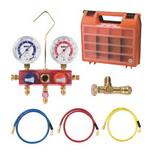 文化貿易工業 BBK 410-FMKK 203-3006 R-410A/R-32対応 コントロールバルブ入りキット(ボールバルブ式) チャージングホース90cm仕様