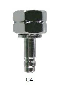 文化貿易工業 BBK C4 303-0643 中型両用器接続カプラー ワンショット金具アセチレン用