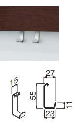 ベルク MR4099 D50フック 長押ラック用