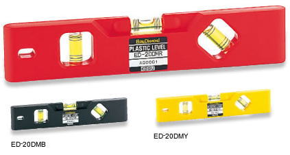 エビスダイヤモンド EBISU 磁石付プラスチックレベル ED-20DMB/ED-20DMR/ED-20DMY(4.0)
