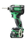 HiKOKI WH12DCA(2LS) コードレスインパクトドライバ 10.8V/4.0Ah 【蓄電池・充電器・ケース付】※ビット別売