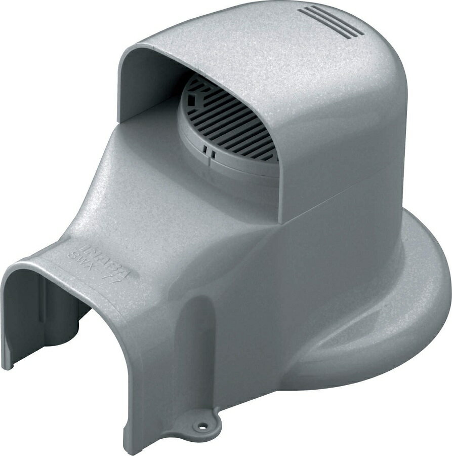 因幡電工 スリムダクトSD SWX-77 No.0410 グレー ウォールコーナー エアコンキャップ/換気エアコン用 1個