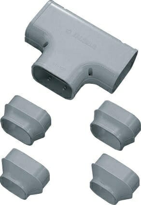 因幡電工 スリムダクトSD ST-77 No.0462 グレー 分岐用 T型ジョイント 1個