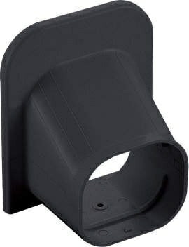 因幡電工 スリムダクトSD SP-77 No.7342 ブラック 天井・壁からの配管取り出し部用化粧カバー シーリン..