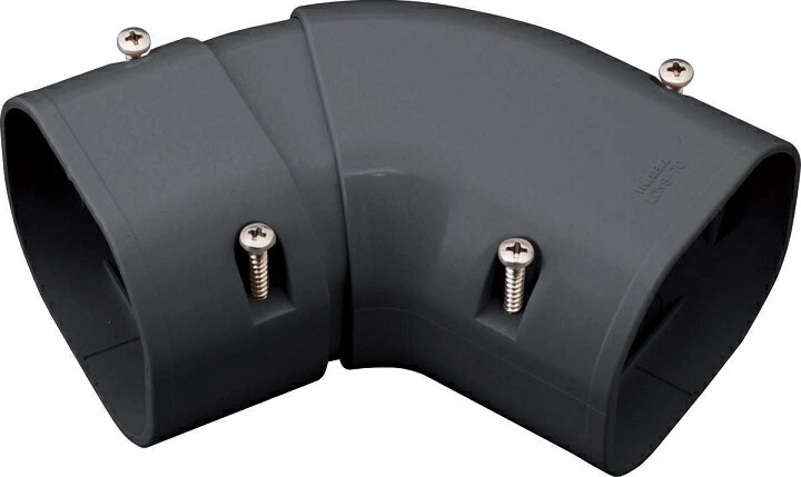 因幡電工 スリムダクトLD LDKS-70 No.2325 ブラック 平面自在コーナー 1個