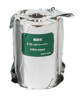 丸英製紙 loglog MST-201 10年保証備蓄用トイレットペーパー 70m巻 アルミ蒸着真空パック(4979105200003) 710000