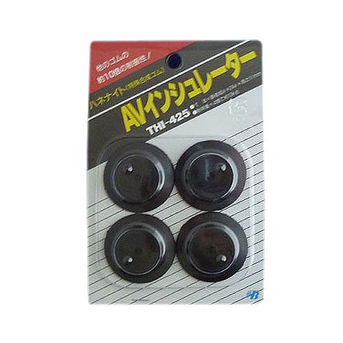 東京防音 防振対策用品 AVインシュレーターTHI-425 Ф40×厚11mm 4個入 4953237101087 (763048)