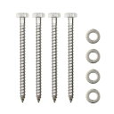 タカラ産業 DRY-06-12(2本分) ドライウェーブ 取付パーツ 造用コーチスクリューセット (TC・TD・TE) φ6?75