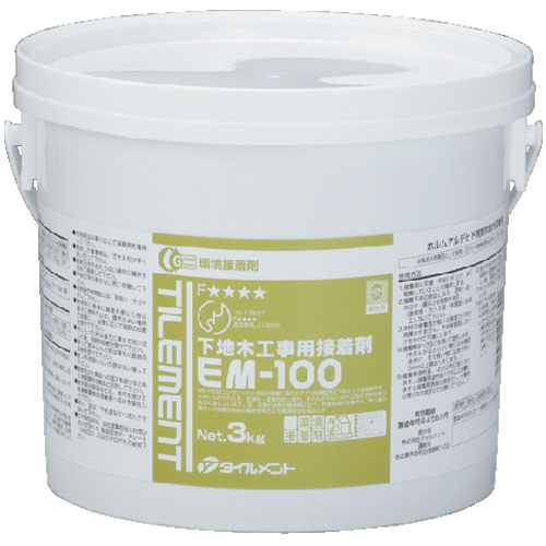 タイルメント コンクリボンド(木レンガ) EM-100 3kg 6缶