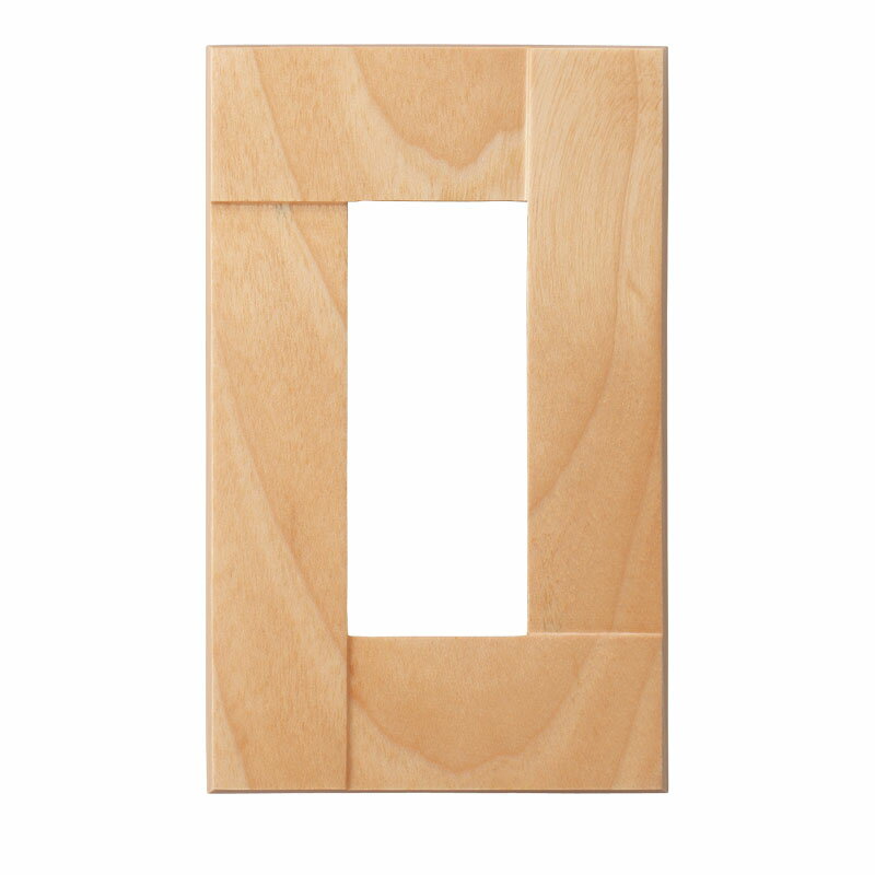 スガツネ スイッチ・コンセントプレート 210-027-201 PXP-WS01-MK プレミアムウッド SQ 1枚