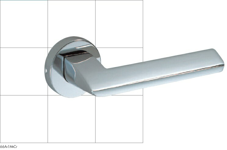 川口技研 LS-66A-1M-Cr 丸座 空錠 LSミニケース錠仕様 クローム