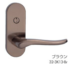 川口技研 LS-32-1K13-Br 小判座 空錠 LSミニケース錠仕様 ブラウン