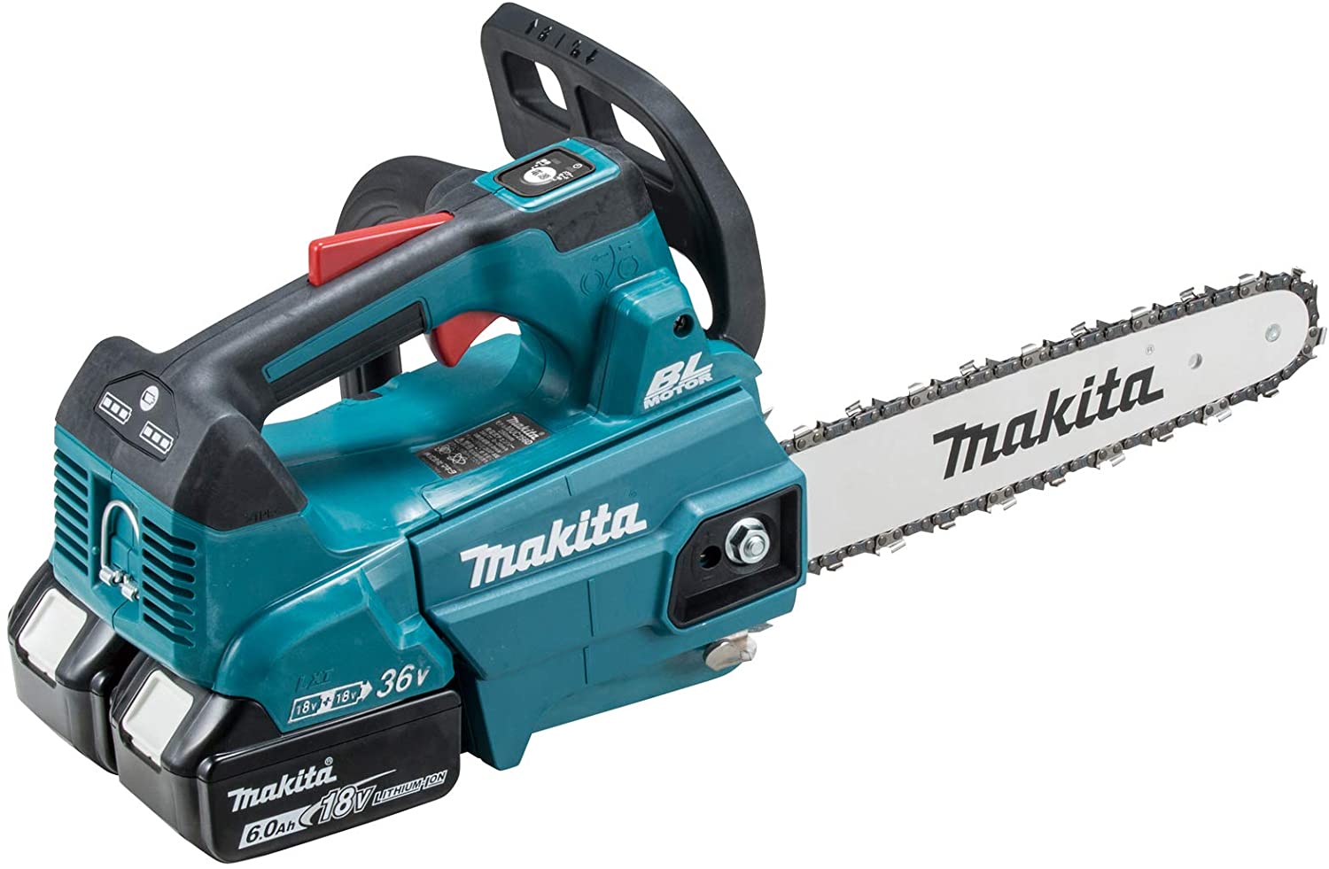 マキタ MUC256DGF 250mm充電式チェンソー 青 バッテリBL1860B×2本・2口急速充電器DC18RD付