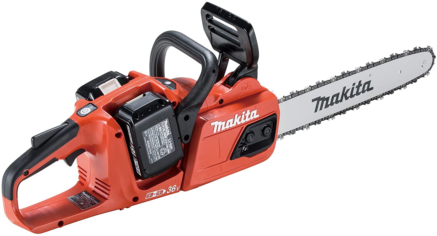 マキタ MUC405DGFR 400mm充電式チェンソー(赤) バッテリBL1860B×2本・2口急速充電器DC18RD付