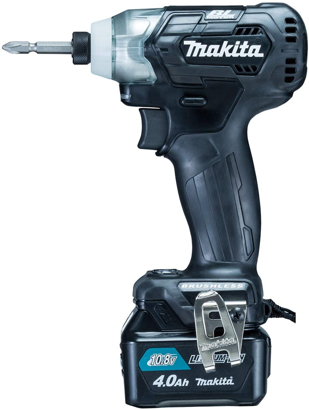 マキタ TD111DSMXB 充電式インパクトドライバ(黒) バッテリBL1040B×2本・充電器DC10SA・ケース付