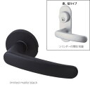 丸喜金属 D-900 GMレバーハンドルLimited シリンダー付き間仕切錠 TXS-1H22 limited matte black マルキハードウェア