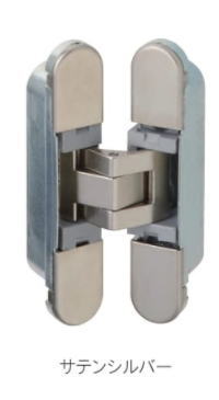 丸喜金属 D-610 3次元調整丁番 サテンシルバー 蝶番 マルキハードウェア