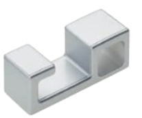 丸喜金属 A-720用 キューブハンドル用フック シルバー塗装 マルキハードウェア