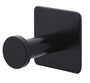 丸喜金属 MYB-100 シングルフック 座付 マットブラック 壁掛け/建具/家具 マルキハードウェア