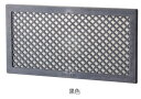 丸喜金属 P-840 P.C床下菱目風窓（デラックス） 黒色 150×300 マルキハードウェア