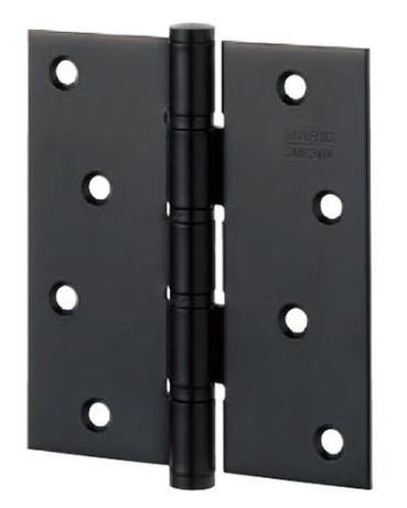 マルキハードウェア S-685 マットブラック 義星丁番（リング入） 127×127 2枚入