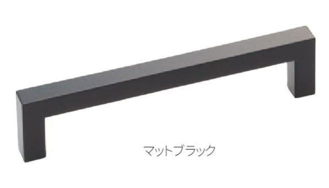 シロクマ(WB)　ドアー取手　R形取手　両面用　No-164　450mm　ゴールド