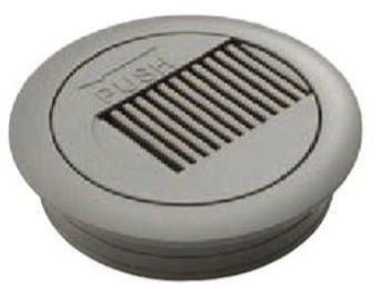 マルキハードウェア P-4600 ダークグレー 配線用グロメット Φ53