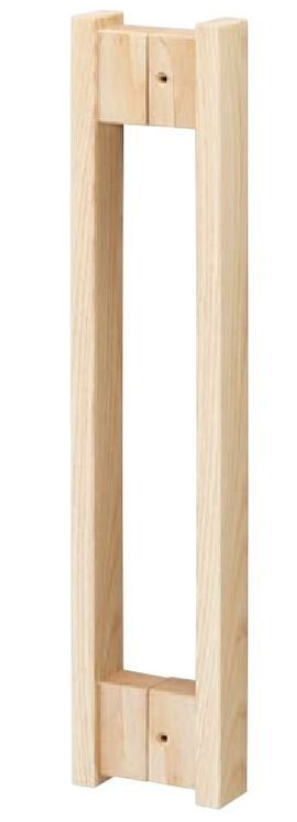 マルキハードウェア MDW-180 クリアー ドアハンドル平型 500