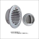 水上金属 ワールド ステンレス丸型ガラリ 外羽根型 網付(10メッシュ) 電解研磨φ100 防火ダンパー付き WRGDT-100P