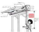 リクシル 彩鳥S型 クランクハンドル L1000 オーニング用クランクハンドル ※代引不可(4)