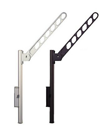 キョーワナスタ 屋外用壁付け物干し アーム付上下移動式ポール 1セット2本入(取付パーツ別売) KS-DA703..