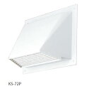 キョーワナスタ KS-72P-SG 屋外換気口 樹脂/木枠留め用 シルバーグレー