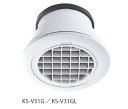 キョーワナスタ KS-V31GL 屋内換気口 天井取付タイプ フィルター無 シルバーグレー