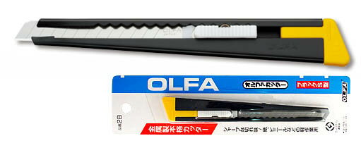 OLFA オルファ M厚型刃・小型刃 2B ブラックS型