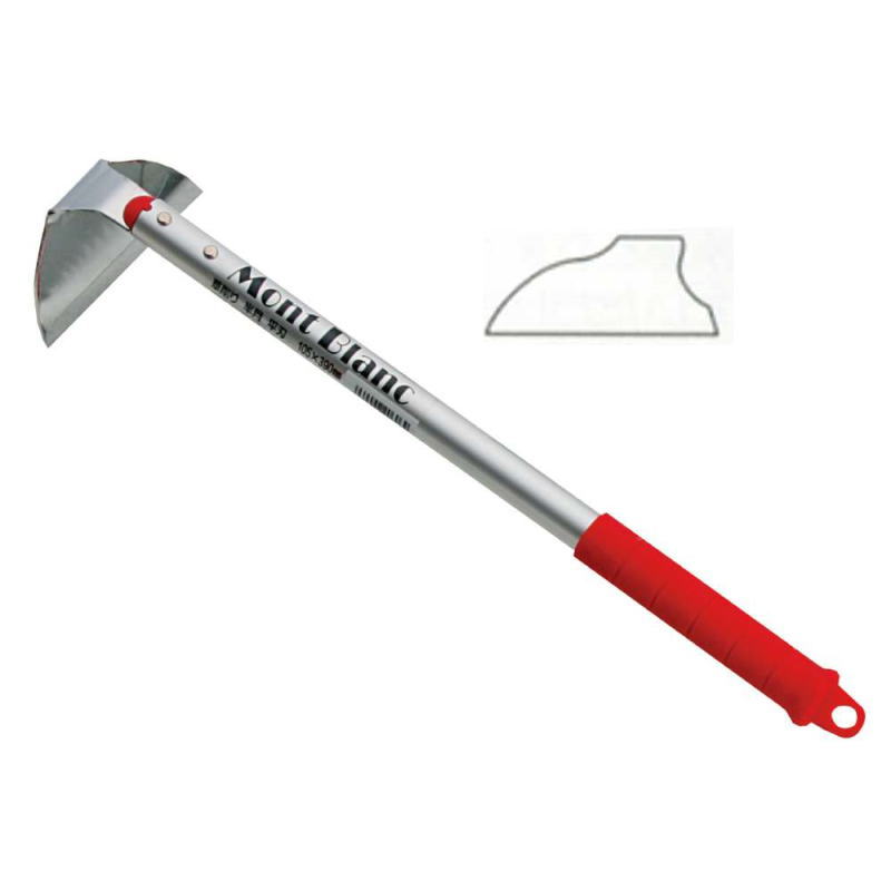 RAKUDA ラクダ 35005 園芸用品 草削りシリーズ 三日月平刃 B 120mm×390mm