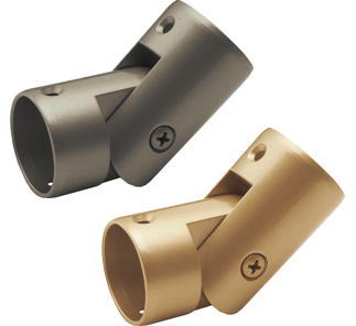 BAUHAUSカラー 32セレクトシリーズ 32mm手すり用 L自在ジョイント(送料無料CO)