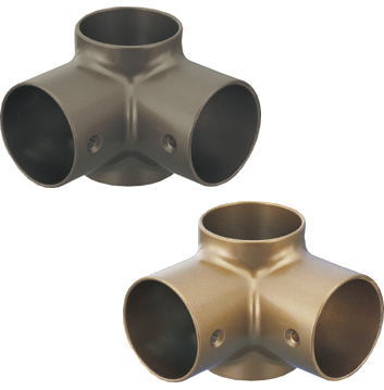 BAUHAUSカラー 32セレクトシリーズ 32mm手すり用 四方ヒッパリ