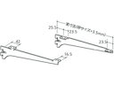 ロイヤル 木棚用ブラケット(左右セット) R-032/033W 棚受け 300mm