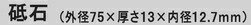 (送料無料) 京セラ(KYOCERA) ミニ卓上グラインダ用 6682037 砥石 M-1024