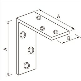 山口安製作所 40 鉄R-2アングル ユニクロ YS-68(171-865)