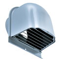 西邦工業 SEIHO CFX125WS-VM 受注生産 2管路用換気口(ステンレス製仕切り付) 仕切り付深型フード ガラリ型 下部開閉タイプ(4)