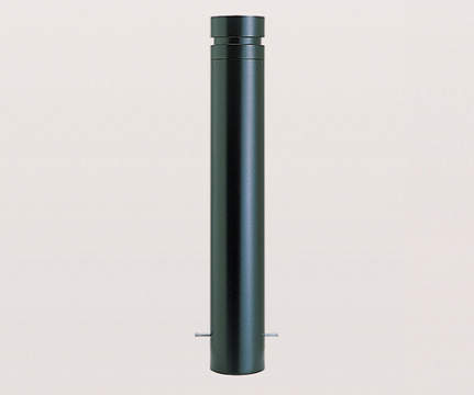 四国化成 RP-FA165ABK 固定式 レコポール ブラックつや消し 車止め