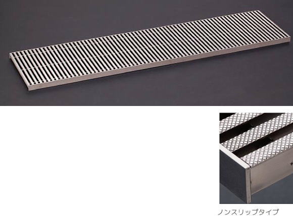 シマブン GSTJ-20W350-D Tバー　ステンレスグレーチング Tバー順目仕様 ノンンスリップタイプ