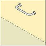 新協和 バリアフリー手摺 (和式トイレ手摺)38Φ SK-100S 神栄ホームクリエイト