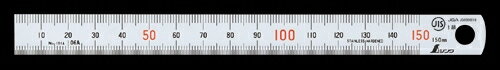(送料無料)シンワ測定 13005 直尺 シルバー 15cm 赤数字入