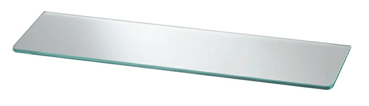 シロクマ　白熊印　強化ガラス棚板B形　TG-120　W450×D120mm　インテリア棚板