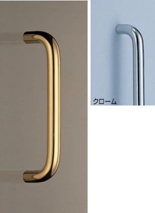 シロクマ No.75S 片面用 L270mmシロクマ No.75S 片面用 L270mmシロクマのドアー取っ手、ドアハンドル【商品詳細】・モデル、タイプにより両面用、片面用、木ネジ止め用の3種ございます。・取付方法については、以下図面をご確認下さい。・片面用、木ネジ止め用は1本の価格となります。・シロクマのハンドルは商品番号で検索頂けます。例：「No.86　シロクマ」等・扉厚が一般的なサイズでないものは、ご注文時扉厚をご記入下さい。・ドアハンドル一覧はこちら・専用丸座、ベース、研磨剤はこちら