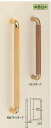 シロクマ 白熊印 ドアー取っ手 ドアハンドル No.125 両面用 天然木 L300mm 純金+ライトオーク デュエット取手