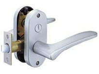 マツ六 MJ20レバー 間仕切錠 シルバー